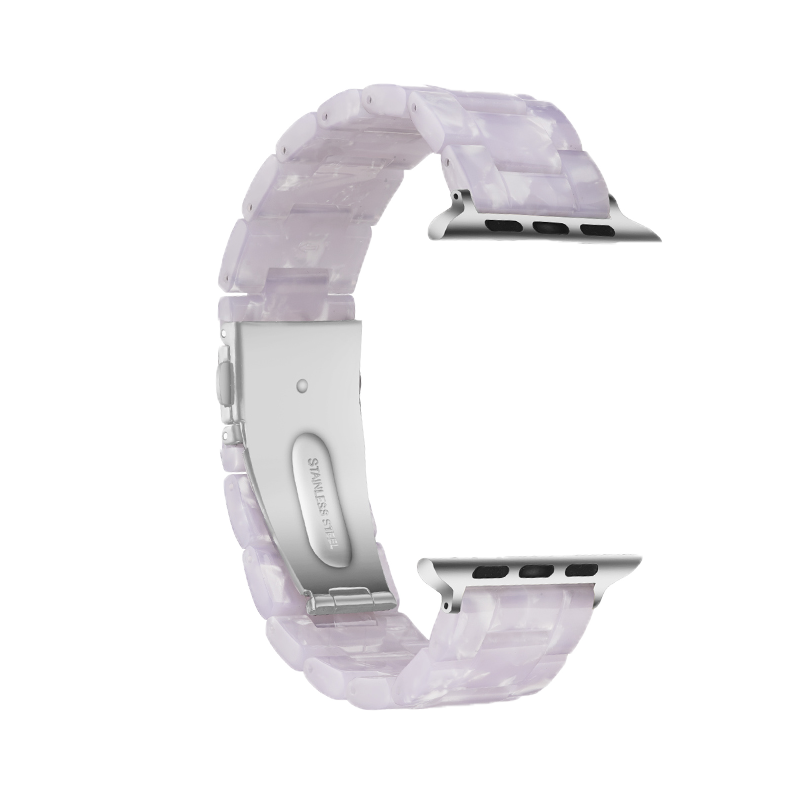 小红书推荐适用iwatch6/4/5表带apple watch6/5/4/3/2表带苹果手表表带树脂时尚44/40/42/38mm男女series SE