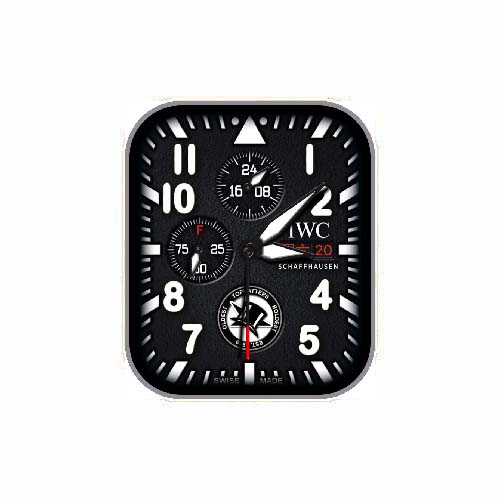 IWC万国数字指针表盘