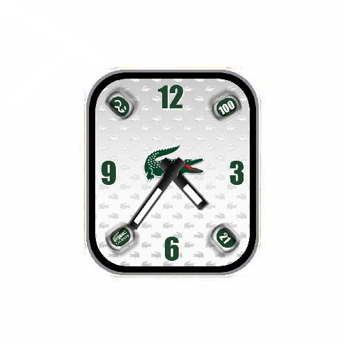 LACOSTE法国鳄鱼数字指针表盘