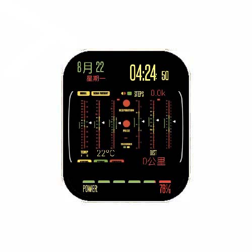 数字运动黑色表盘