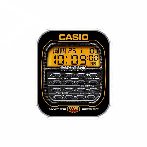 CASIO卡西欧数字运动表盘