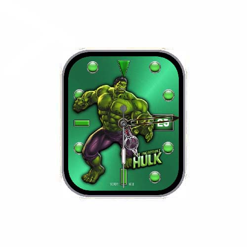 浩克数字指针绿色表盘