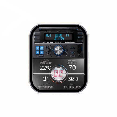 收音机造型数字表盘