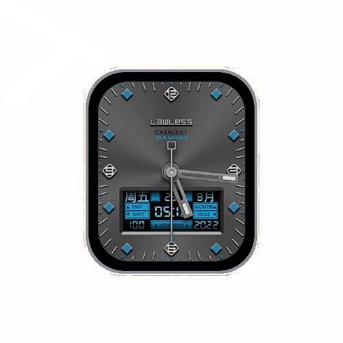 数字指针灰色表盘