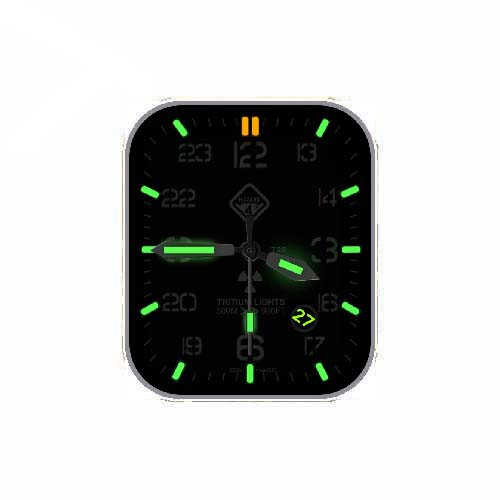 数字指针黑色表盘