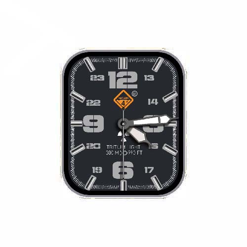 数字指针黑色表盘