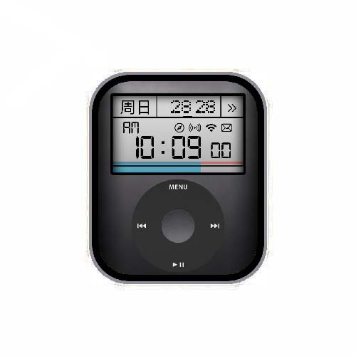 iPod风格数字表盘