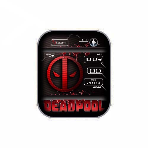 DEADPOOL死侍数字心率运动表盘