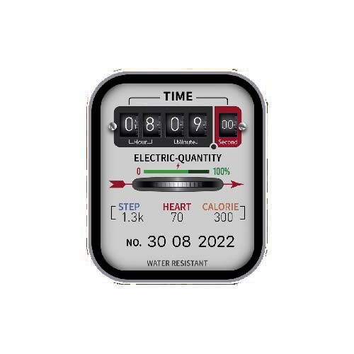 创意电表风格数字运动表盘