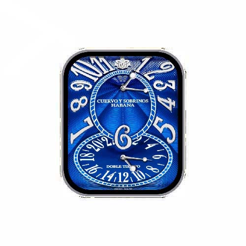 数字指针蓝色表盘