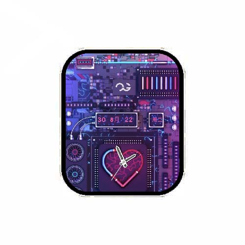 炫酷朋克风数字表盘