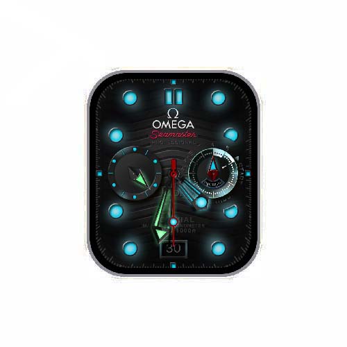OMEGA欧米茄数字指针表盘