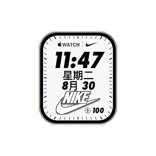 NIKE耐克数字运动表盘