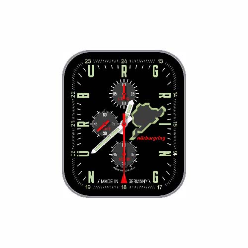 Nuerburgring数字指针黑色表盘