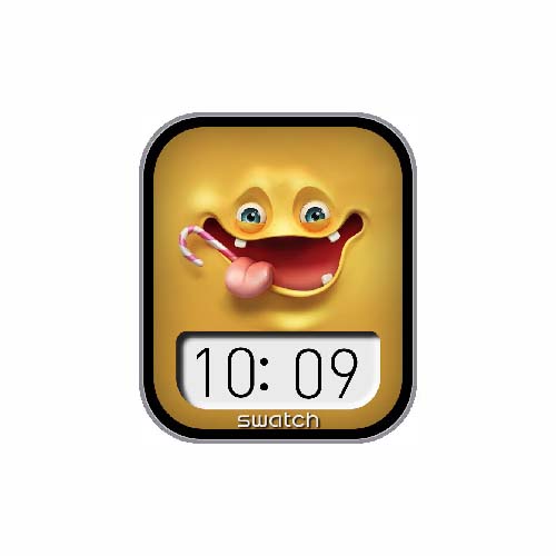 SWATCH斯沃琪数字简约表盘