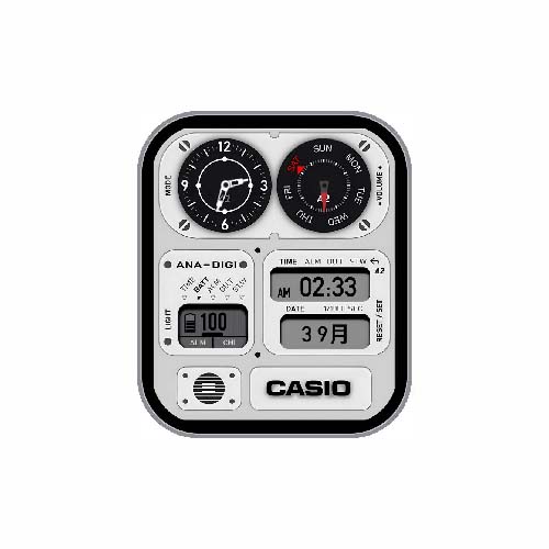 CASIO卡西欧数字运动表盘