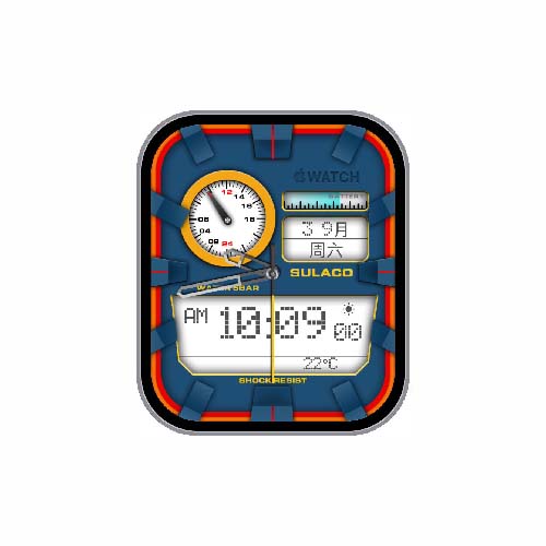 CASIO卡西欧WATCH数字指针表盘