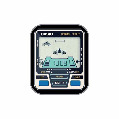 复古CASIO卡西欧数字表盘