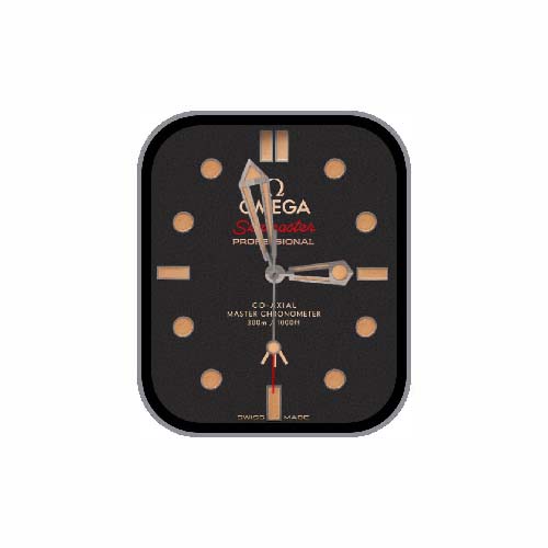 OMEGA欧米茄数字指针表盘