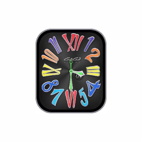 彩色数字指针黑色表盘