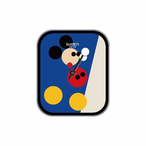 SWATCH斯沃琪迪士尼米奇指针简约表盘