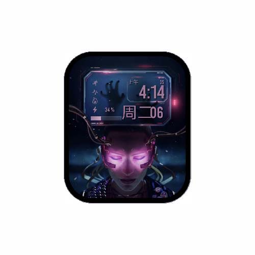 海拉数字运动心率表盘