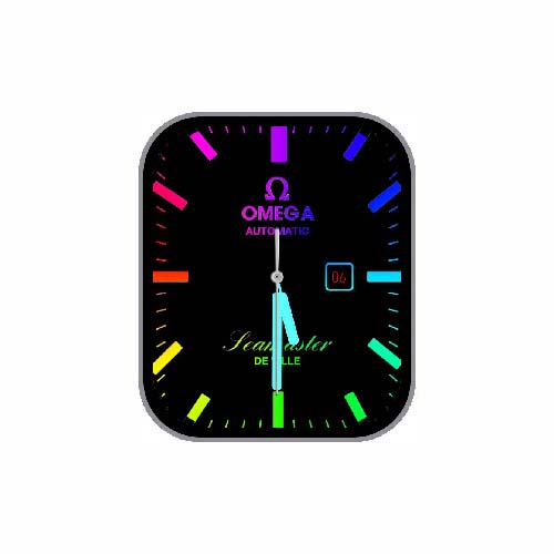 OMEGA欧米茄多彩幻动指针表盘