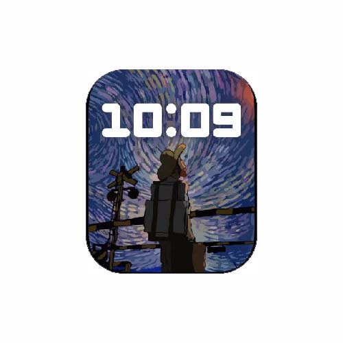 梵高系列数字人像表盘