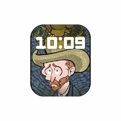 梵高系列数字人像表盘