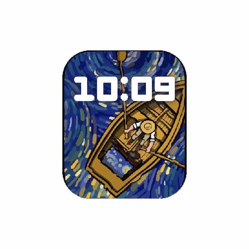 梵高系列数字人像表盘