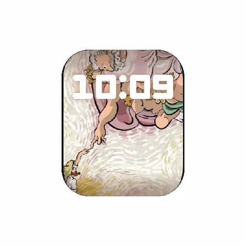 梵高系列数字人像表盘