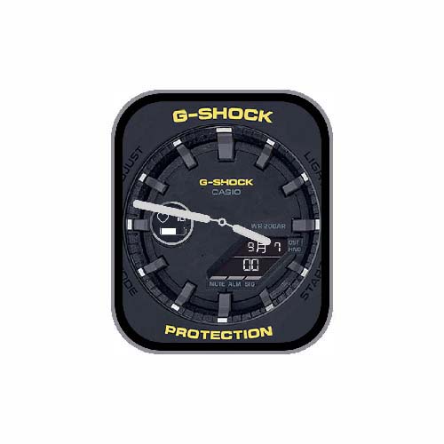 CASIO卡西欧数字指针运动表盘