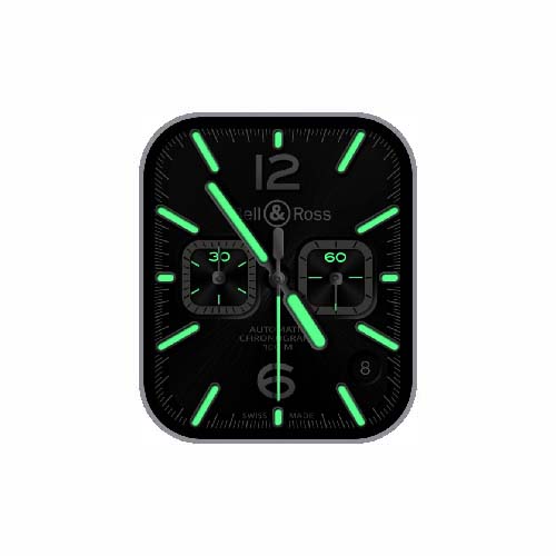 Bell&Ross柏莱士数字指针表盘