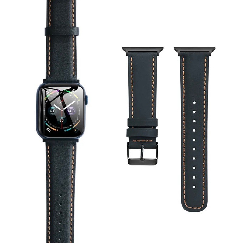 Apple Watch苹果表 复古皮质表带裂纹表带