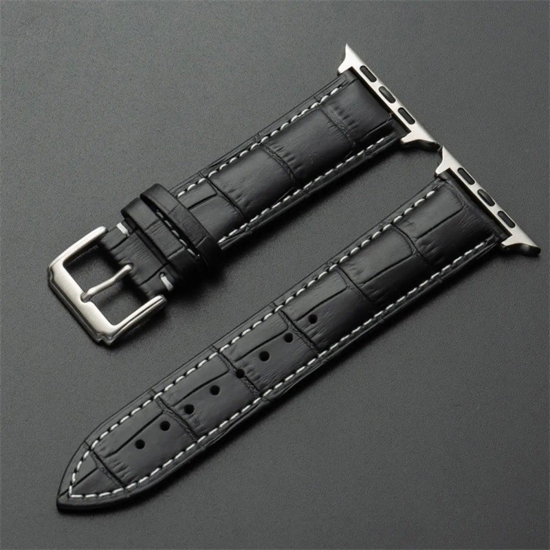 Apple Watch苹果表 真皮蝴蝶扣表带