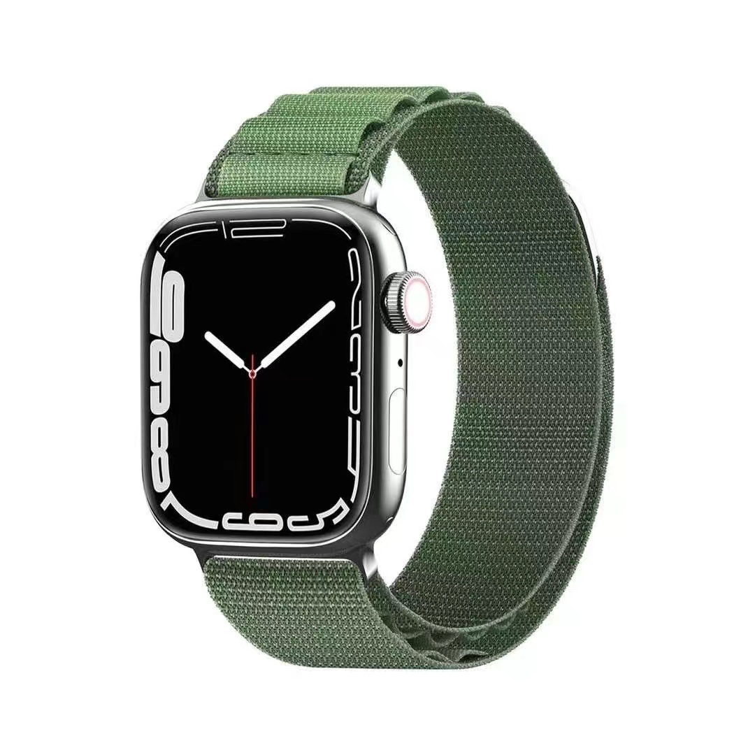 Apple Watch高山帆布表带通用S7654321尼龙运动回环