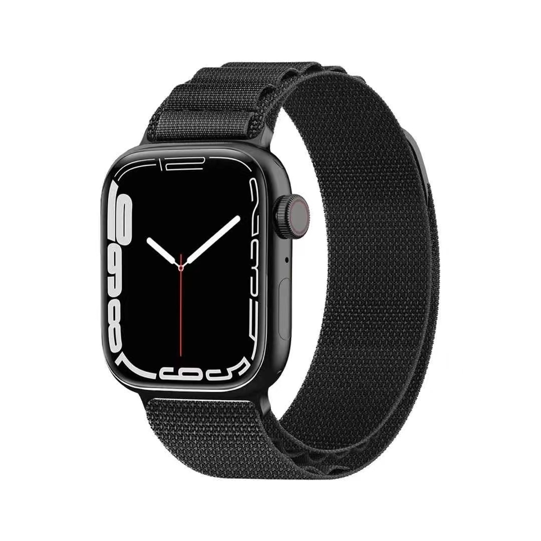 Apple Watch高山帆布表带通用S7654321尼龙运动回环