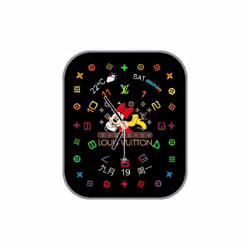 路易威登LV迪士尼米妮数字指针表盘