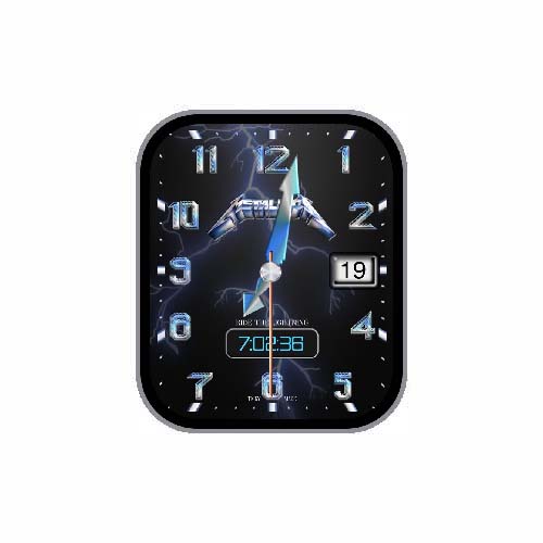 Metallica数字指针表盘