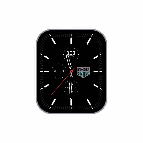 Tag Heuer泰格豪雅数字指针表盘