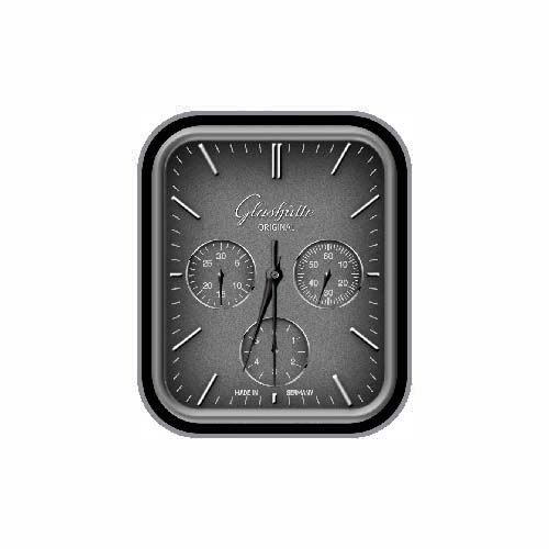 Glashütte简约数字指针表盘