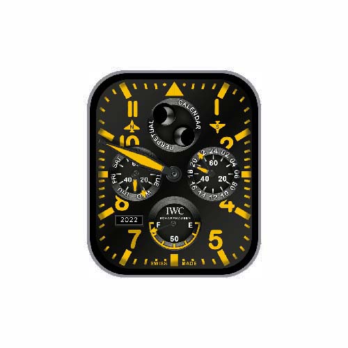 IWC万国数字指针表盘