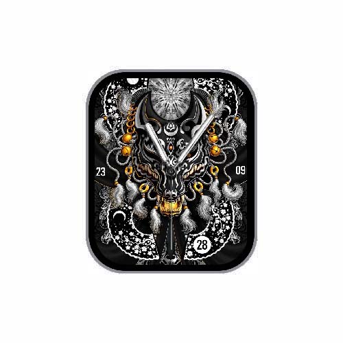 狼图腾数字指针表盘