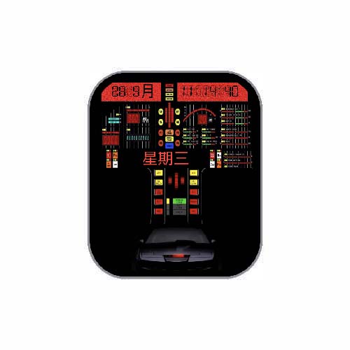 复古风数字表盘