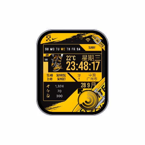 NIKE耐克数字运动表盘