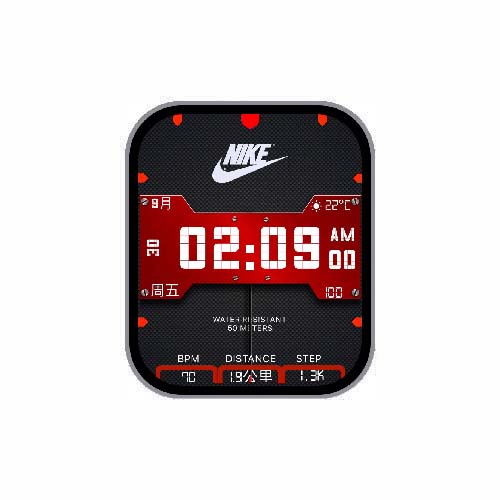 NIKE耐克数字运动表盘
