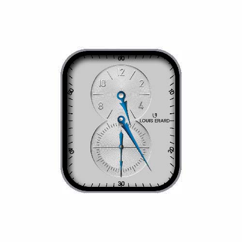 LOUIS ERARD数字指针简约白色表盘