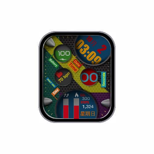 多功能数字运动表盘