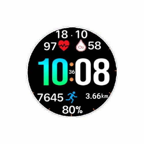 华为GT 3 42/46mm数字运动迷彩表盘