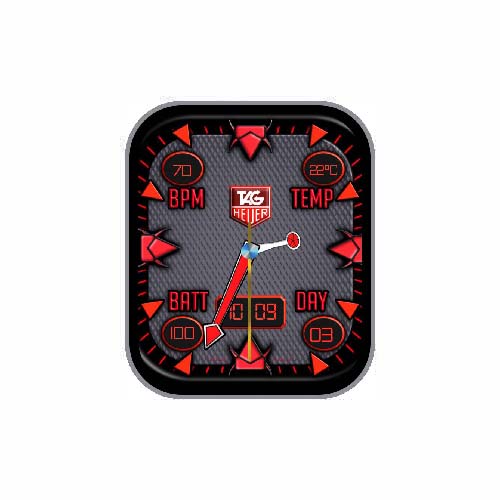 Tag Heuer泰格豪雅数字指针表盘